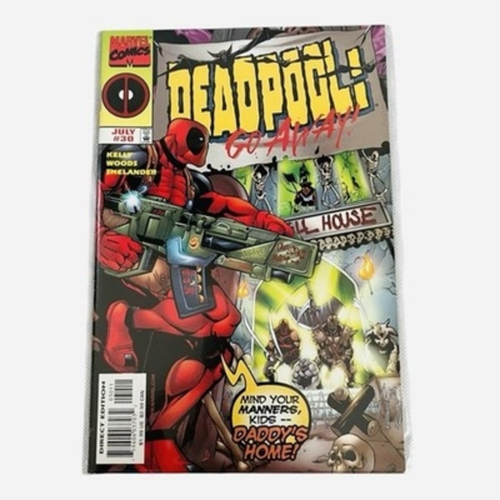 Marvel Comics Deadpool #30 Go Away Mind Your Manners July 1998 Direct Edition NM